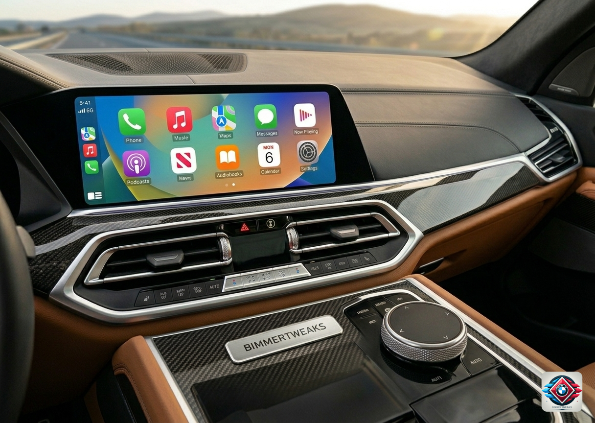 BMW Apple CarPlay and Android Auto ACTIVATION for iDrive id7 id8 MGU