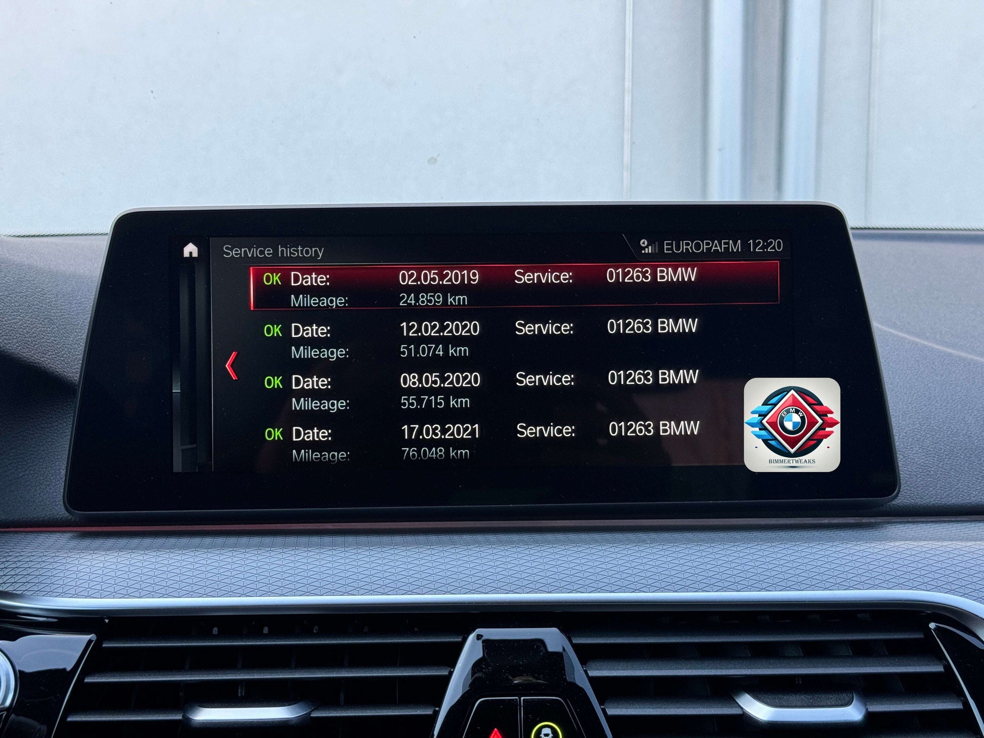 Service History Update for BMW – F/G Series BimmerTweaks