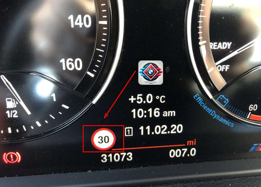 BMW SLI (speed limit info, option 8TH) activation BimmerTweaks