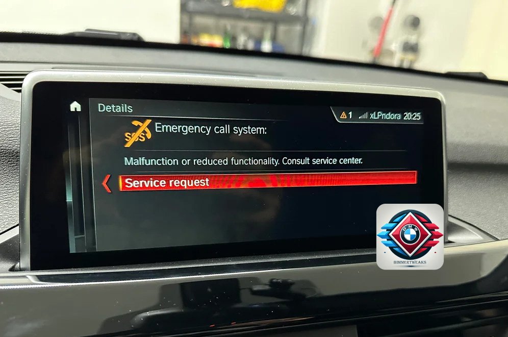 BMW SOS Emergency Call Malfunction Coding Out – F/G Series