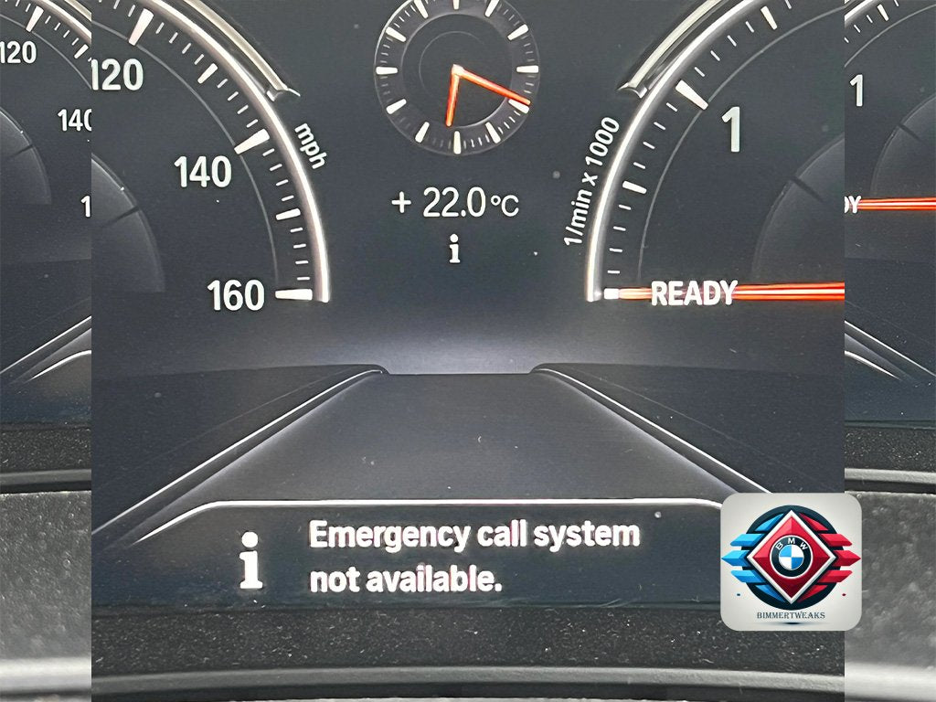 BMW SOS Emergency Call Malfunction Coding Out – F/G Series