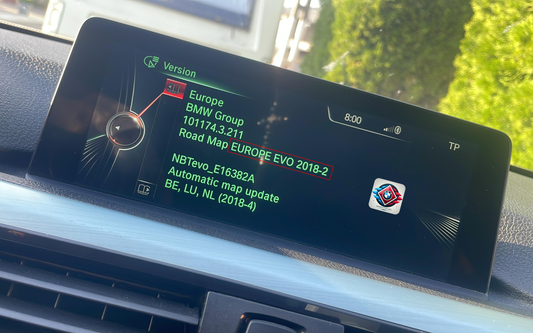 BMW NBT EVO iD4 to iD6 flash upgrade with CarPlay Full Screen