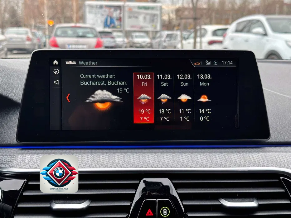 BMW iDrive meteo and traffic information activation only EUROPE cars BimmerTweaks