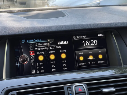 BMW iDrive meteo and traffic information activation only EUROPE cars BimmerTweaks