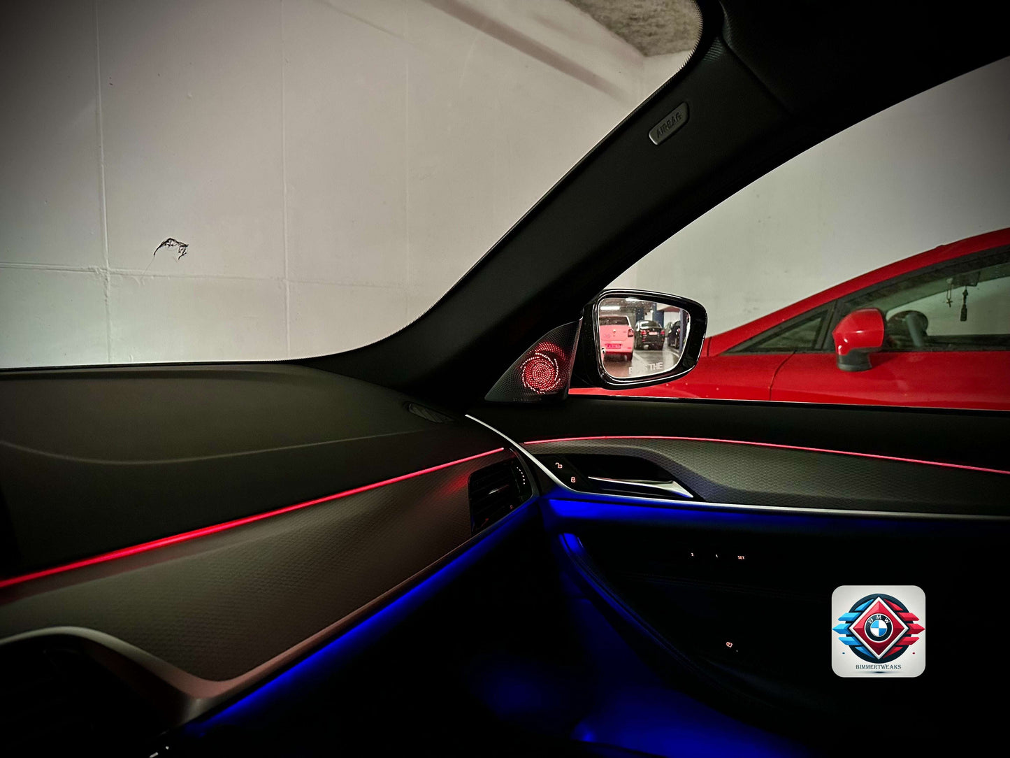 Tweetere cu lumini ambientale BMW G30 G31 F90 Bowers&Wilkins BimmerTweaks